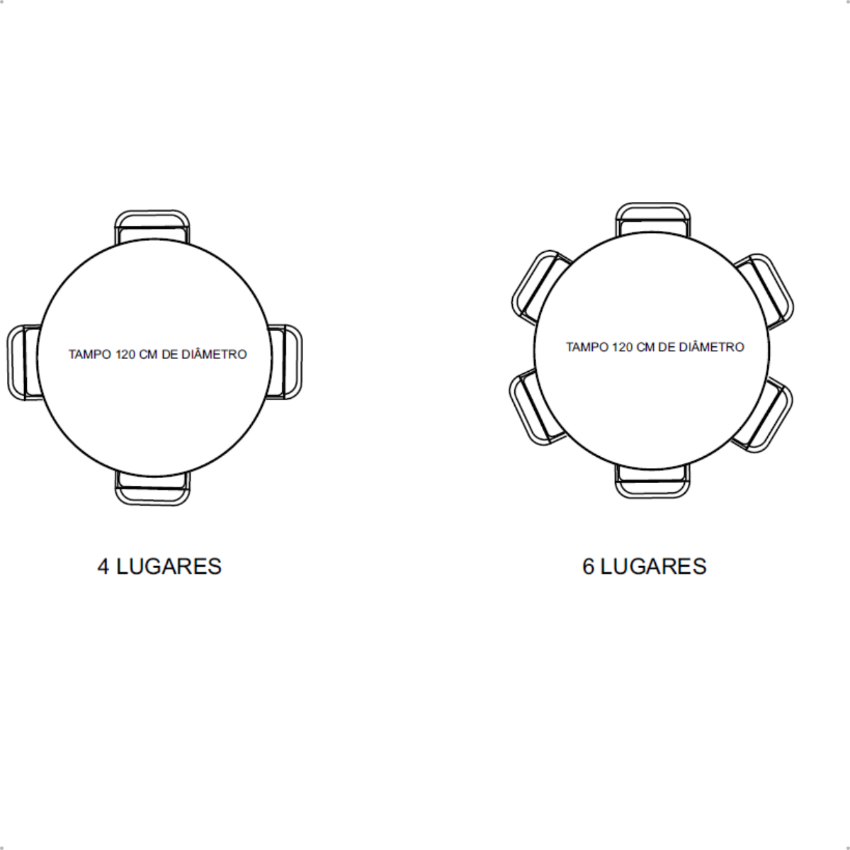MRD120 - 4 e 6 lugares